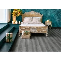 Каменно-полимерная плитка (SPC) Alpine Floor Блэк ECO 12-1 с интегрированной подложкой