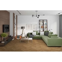 Кварц-виниловая LVT плитка DAMY FLOOR CHEVRON LVT DF04-Ch-LVT Лувр