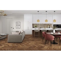 Кварц-виниловая LVT плитка DAMY FLOOR CHEVRON LVT DF07-Ch-LVT Шайо