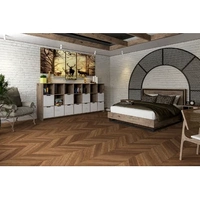 Кварц-виниловая LVT плитка DAMY FLOOR CHEVRON LVT DF07-Ch-LVT Шайо