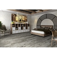 Кварцевый SPC ламинат DAMY FLOOR FAMILY T7020-5D Дуб Состаренный Серый