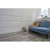 Кварцевый SPC ламинат DAMY FLOOR FAMILY TCM369-28 Дуб Рустикальный Cерый