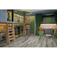 Кварцевый SPC ламинат DAMY FLOOR FAMILY TCM369-28 Дуб Рустикальный Cерый