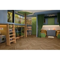 Кварцевый SPC ламинат DAMY FLOOR CHEVRON DF04-Ch Лувр