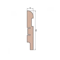 Плинтус напольный МДФ Cosca Decor AP29 под покраску