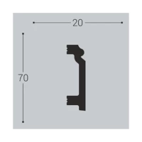 Плинтус напольный XPS Bello deco П7