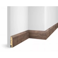 Плинтус напольный МДФ Cosca Decor экошпон WP07 Дуб Старинный натуральный