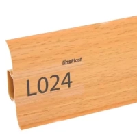 Плинтус напольный ПВХ Lineplast L024 Бук светлый