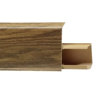 Плинтус напольный ПВХ Winart Tera (72мм) 711 Дуб антрацит