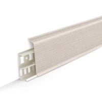 Напольный плинтус ПВХ Ideal Deconika (Деконика) Д70 КЛЕН СВЕТЛЫЙ 266