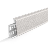 Напольный плинтус ПВХ Ideal Deconika (Деконика) Д70 КЛЕН ПАТИНА 265