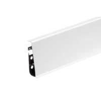 Плинтус напольный ПВХ Cezar HI-LINE PRESTIGE Белый глянцевый P089