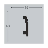 Плинтус напольный ПВХ Rico Leo 18 Дуб Аляска