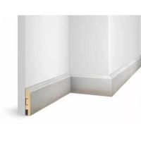 Плинтус напольный МДФ Cosca Decor экошпон WP07 Дуб Кремовый