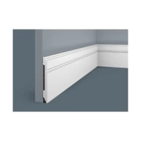 Плинтус напольный Экополимер Cosca Decor PX005 под покраску