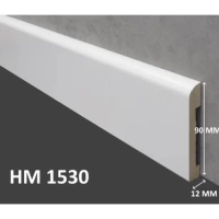 Плинтус напольный МДФ OHZ HM-1530, Белый