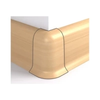 Угол наружный к плинтусу ПВХ Rico Leo