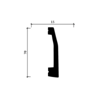 Плинтус напольный Decor-Dizayn DD125