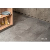 Виниловый ламинат Vinilam Ceramo Stone Цемент Стальной 71610