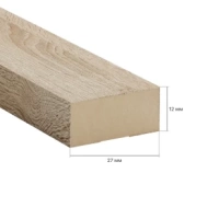 Рейка интерьерная МДФ Stella Модель 12 Standart Дуб Сонома 2800х27х12