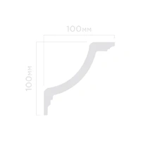 Плинтус потолочный Hi Wood A141 100х100х2000 мм