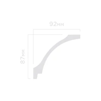 Плинтус потолочный Hi Wood A126 87х92х2000 мм