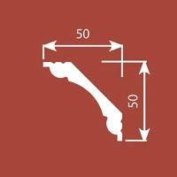 Карниз Cosca Decor KX001 50х50х2000 мм