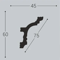 Потолочный карниз Bello Deco К9 60-45