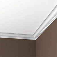 Карниз Европласт 1.50.105 жёсткий 63х60х2000 мм