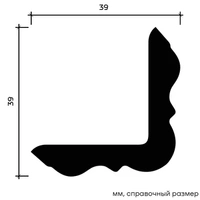 Карниз Европласт 1.50.257 гибкий 39х39х2000 мм