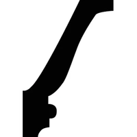 Карниз Европласт 1.50.190 жёсткий 25х40х2000 мм