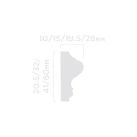 Молдинг Hi Wood LD60 28х60х2000 мм