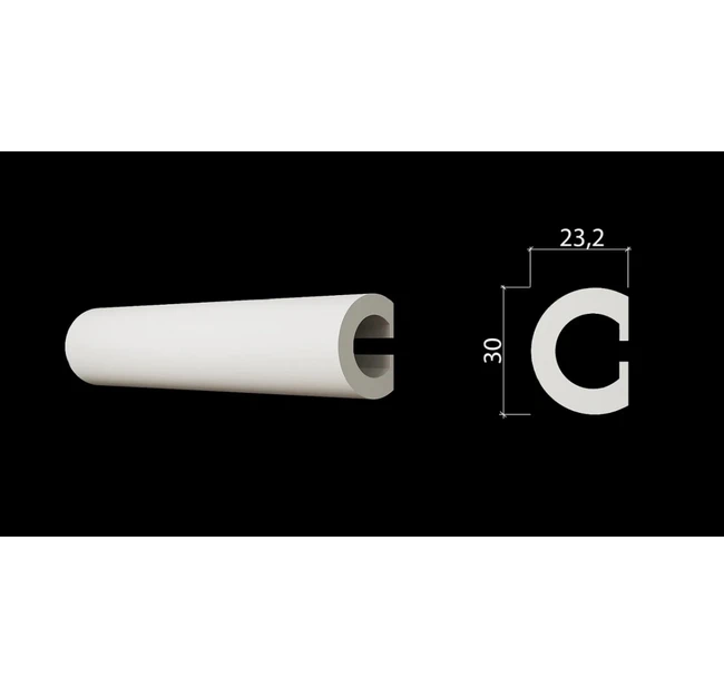 Молдинг Decor-Dizayn DD634 23.2х30х2000 мм Молдинг Decor-Dizayn DD634 23.2х30х2000 мм