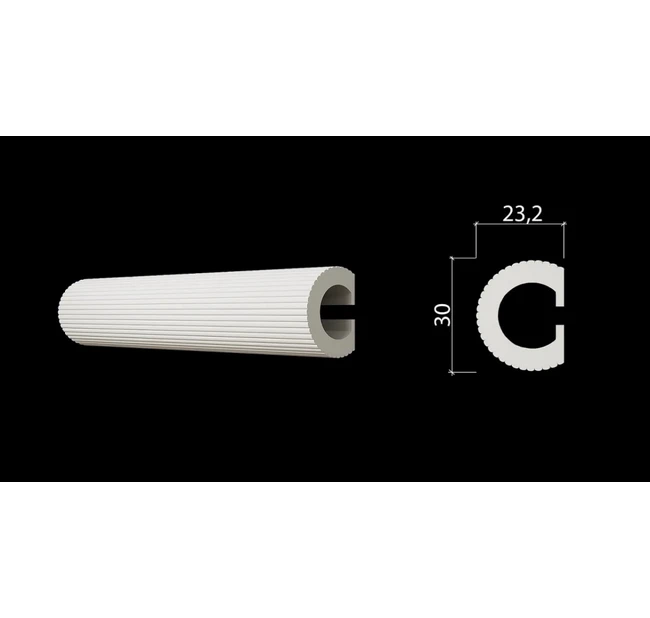 Молдинг Decor-Dizayn DD635 23.2х30х2000 мм Молдинг Decor-Dizayn DD635 23.2х30х2000 мм
