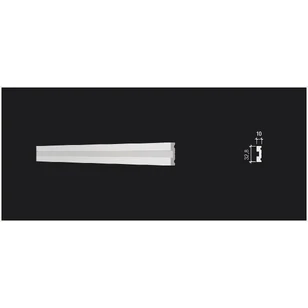 Молдинг Decor-Dizayn DD637(3m) 10х32.8х3000 мм