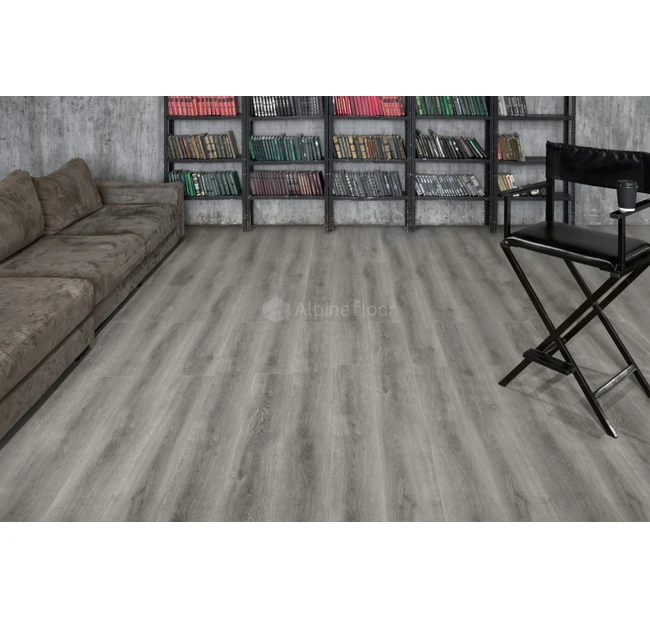 Каменно-полимерная плитка (SPC) Alpine Floor Грув ECO 12-4 с интегрированной подложкой Каменно-полимерная плитка (SPC) Alpine Floor Грув ECO 12-4 с интегрированной подложкой