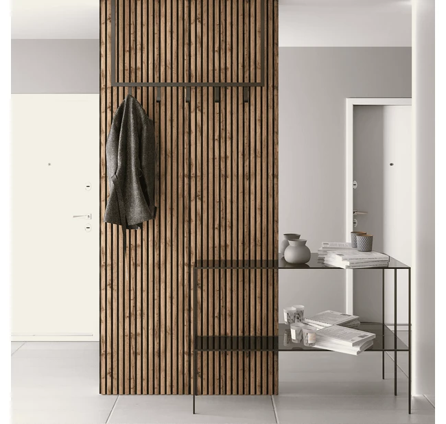 Реечная панель акустическая Stella Comfort Light Пекан 2780х600 Реечная панель акустическая Stella Comfort Light Пекан 2780х600