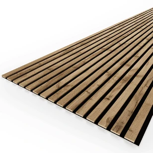 Реечная панель акустическая Stella Comfort Light Пекан 2780х600