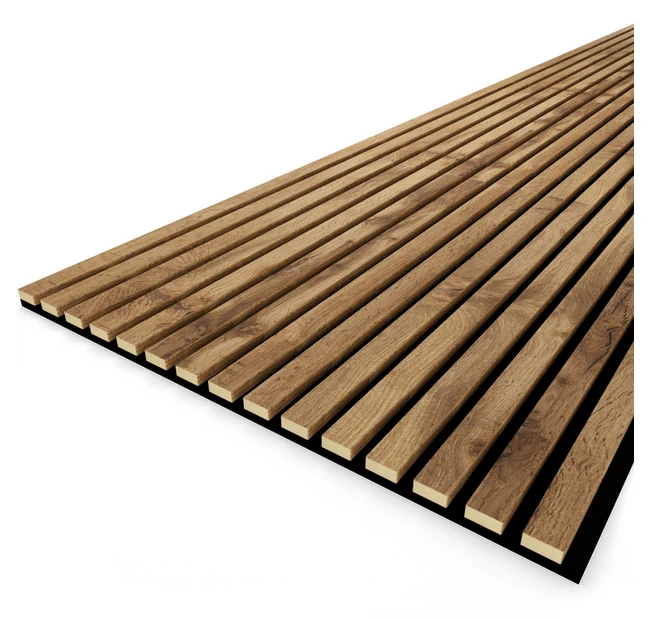 Реечная панель акустическая Stella Trend Light Пекан 2780х600х21 Реечная панель акустическая Stella Trend Light Пекан 2780х600х21