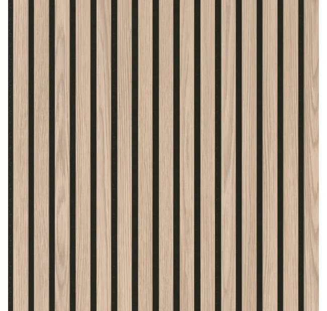Реечная панель акустическая Stella Trend Light Дуб Снежный 2780х600х21 Реечная панель акустическая Stella Trend Light Дуб Снежный 2780х600х21