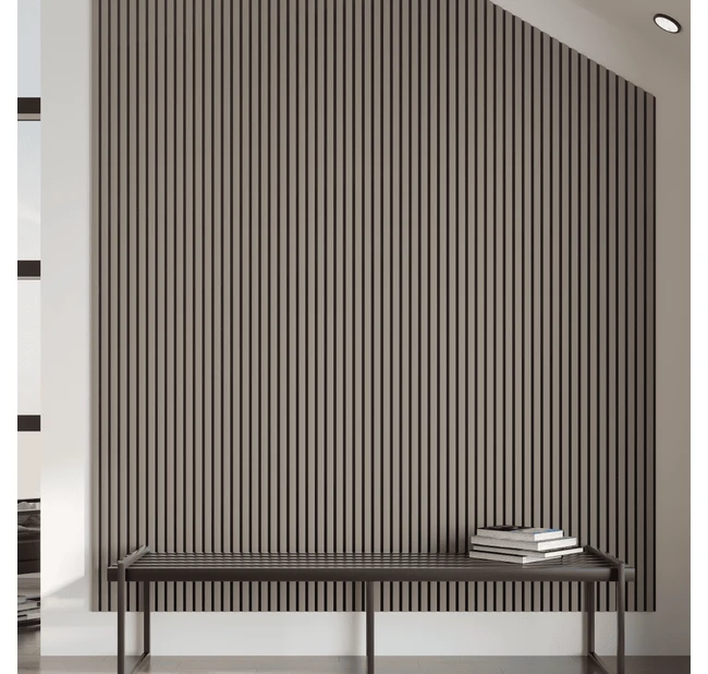 Реечная панель акустическая Stella Trend De Luxe Sandgrau 2780х600х21 Реечная панель акустическая Stella Trend De Luxe Sandgrau 2780х600х21