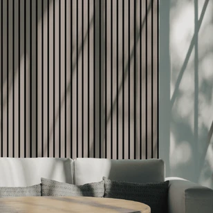 Реечная панель акустическая Stella Trend De Luxe Sandgrau 2780х600х21