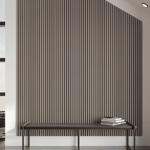 Реечная панель акустическая Stella Trend De Luxe Sandgrau 2780х600х21