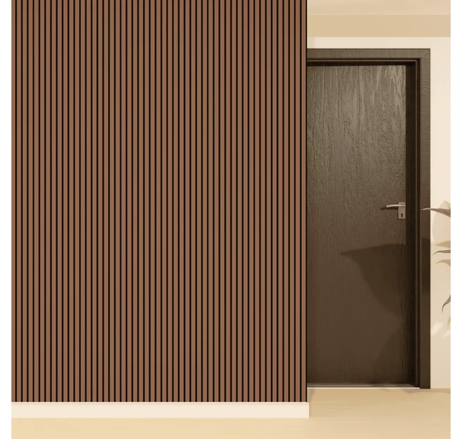 Реечная панель акустическая Stella Trend De Luxe Terracotta 2780х600х21 Реечная панель акустическая Stella Trend De Luxe Terracotta 2780х600х21