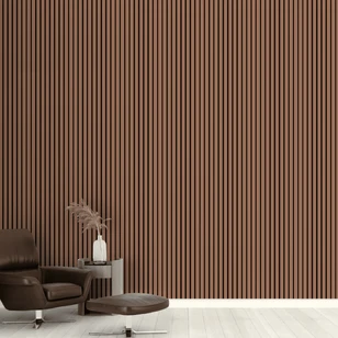 Реечная панель акустическая Stella Trend De Luxe Terracotta 2780х600х21