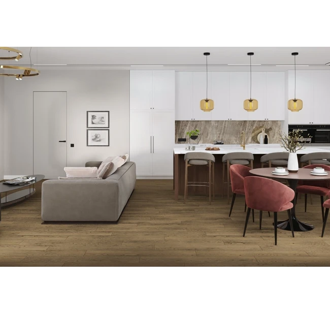 Кварц-виниловая LVT плитка DAMY FLOOR FAMILY 0030-6-LVT Дуб Мокко Кварц-виниловая LVT плитка DAMY FLOOR FAMILY 0030-6-LVT Дуб Мокко