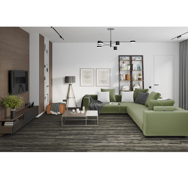 Кварц-виниловая LVT плитка DAMY FLOOR FAMILY TCM369-7-LVT Дуб Рустикальный Черный Кварц-виниловая LVT плитка DAMY FLOOR FAMILY TCM369-7-LVT Дуб Рустикальный Черный