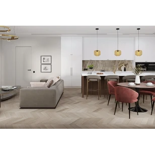 Кварц-виниловая LVT плитка DAMY FLOOR CHEVRON LVT DF02-Ch-LVT Пале-Рояль