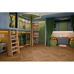 Кварц-виниловая LVT плитка DAMY FLOOR CHEVRON LVT DF09-Ch-LVT Монсоро
