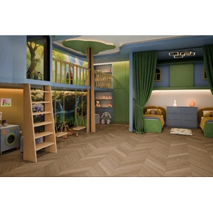 Кварц-виниловая LVT плитка DAMY FLOOR CHEVRON LVT DF10-Ch-LVT Сен-Клу